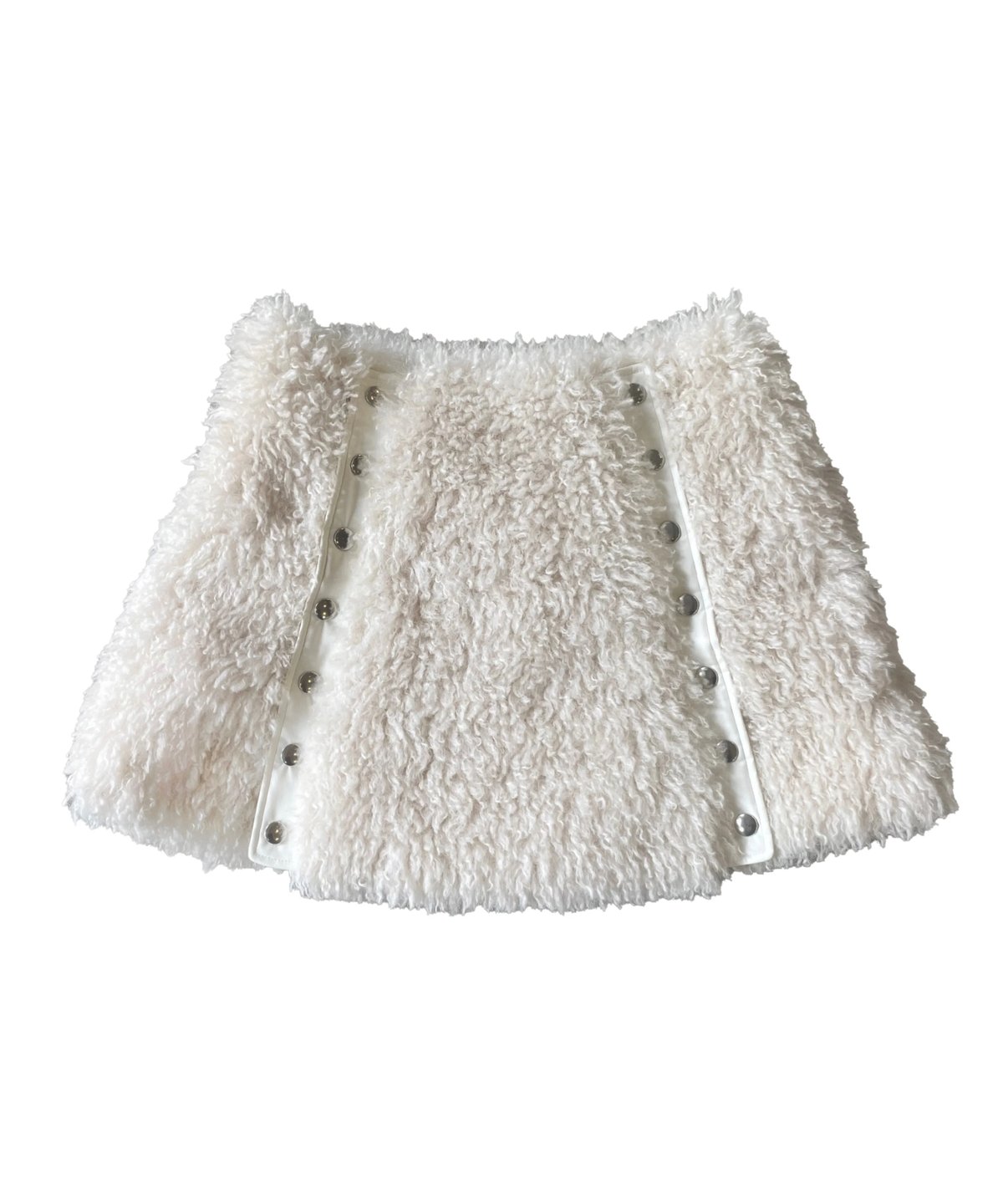 KISHIDA MIKI poodle fur mini skirt KISHIDAMIKI fur skirt faux