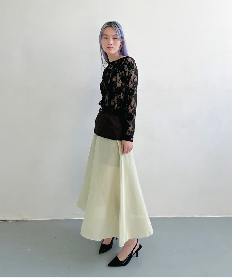 layered long skirt | KISHIDAMIKI layered long skirt | KISHIDAMIKI