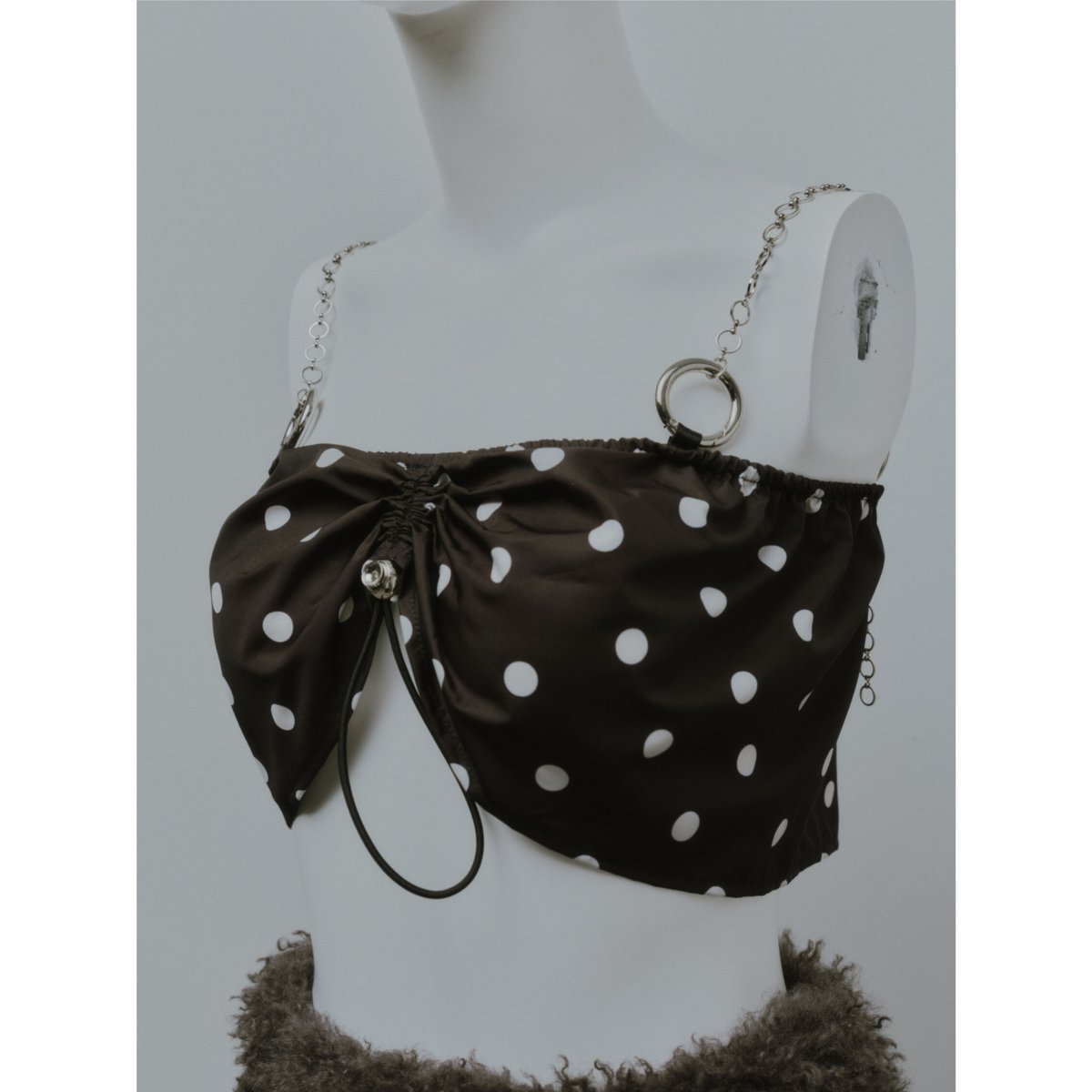 chain bra ( DOT BLACK ) | KISHIDAMIKI chain bra ( DOT BLACK ) | KISHIDAMIKI