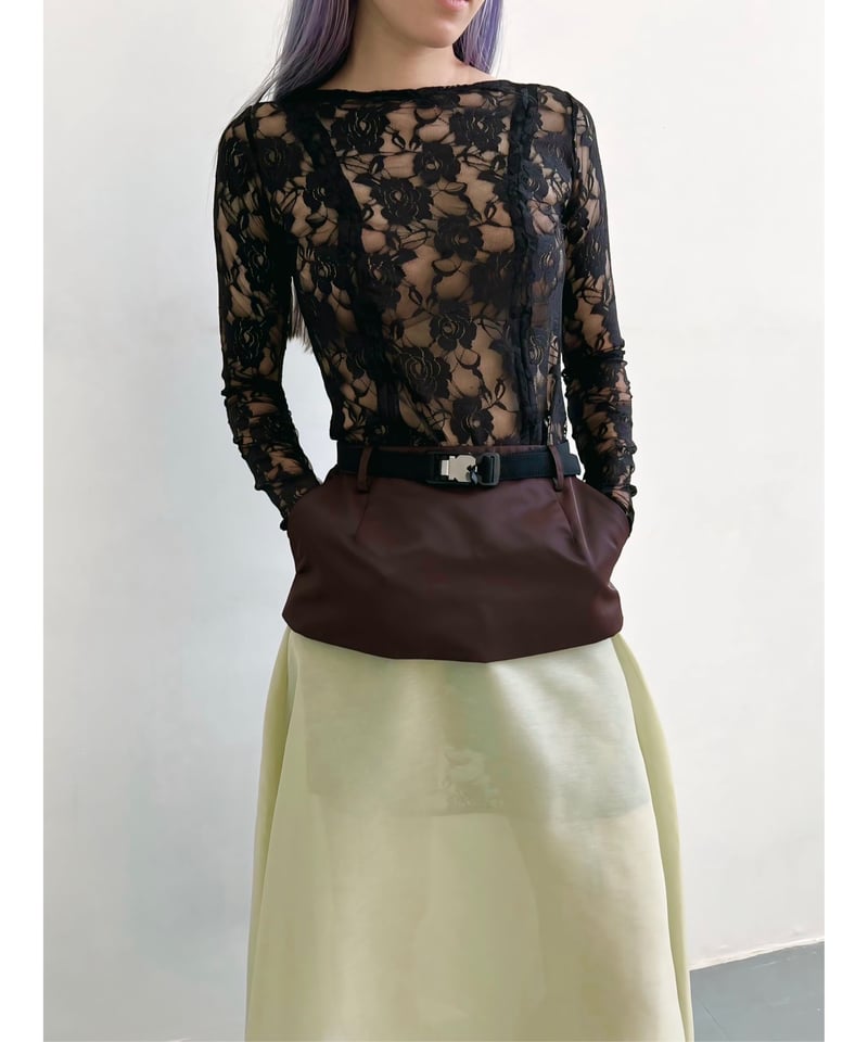 layered long skirt | KISHIDAMIKI layered long skirt | KISHIDAMIKI