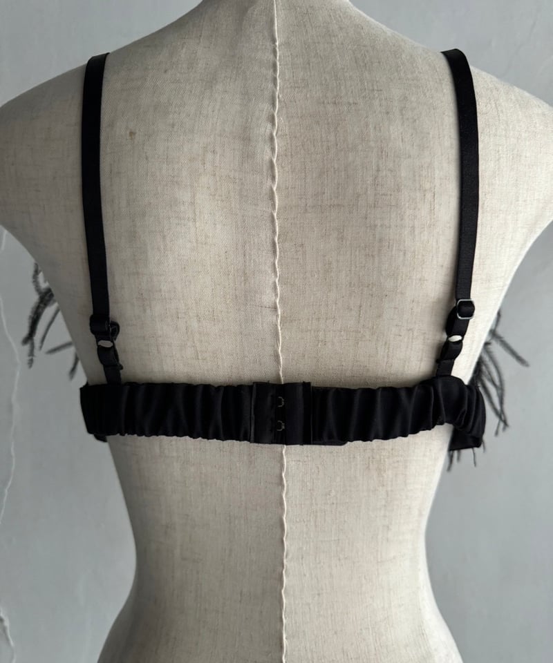 ostrich feather bra (BK×BK) ostrich feather bra (BK×BK) | KISHIDAMIKI