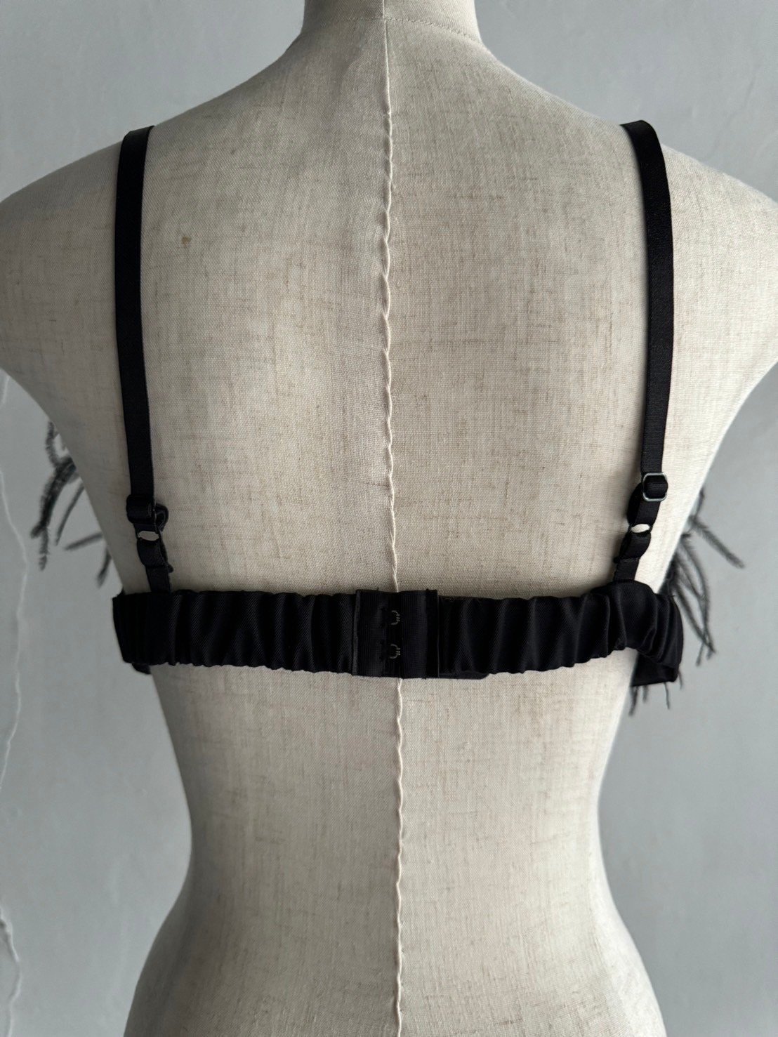 ostrich feather bra (BK×BK) ostrich feather bra (BK×BK) | KISHIDAMIKI