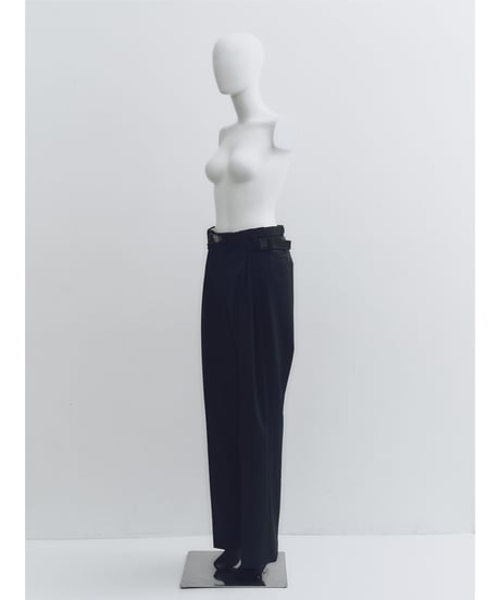 adjustment trousers #black - （length  - short）