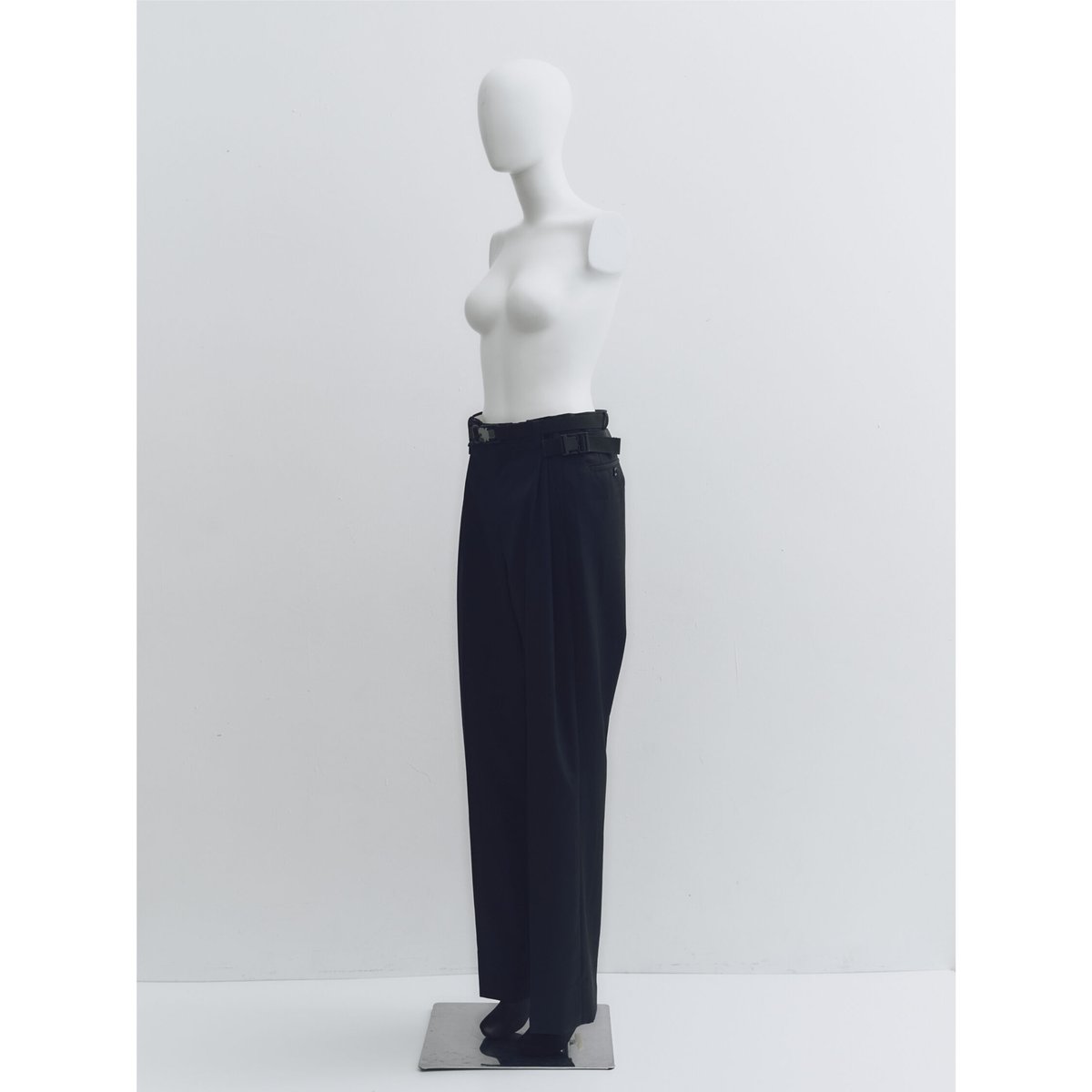 adjustment trousers #black - （length - short） ...