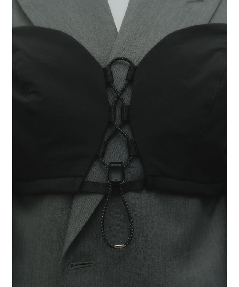 tec bra bustier (black) | KISHIDAMIKI