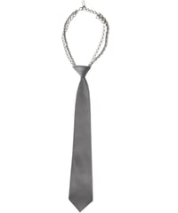 chain tie - black | KISHIDAMIKI