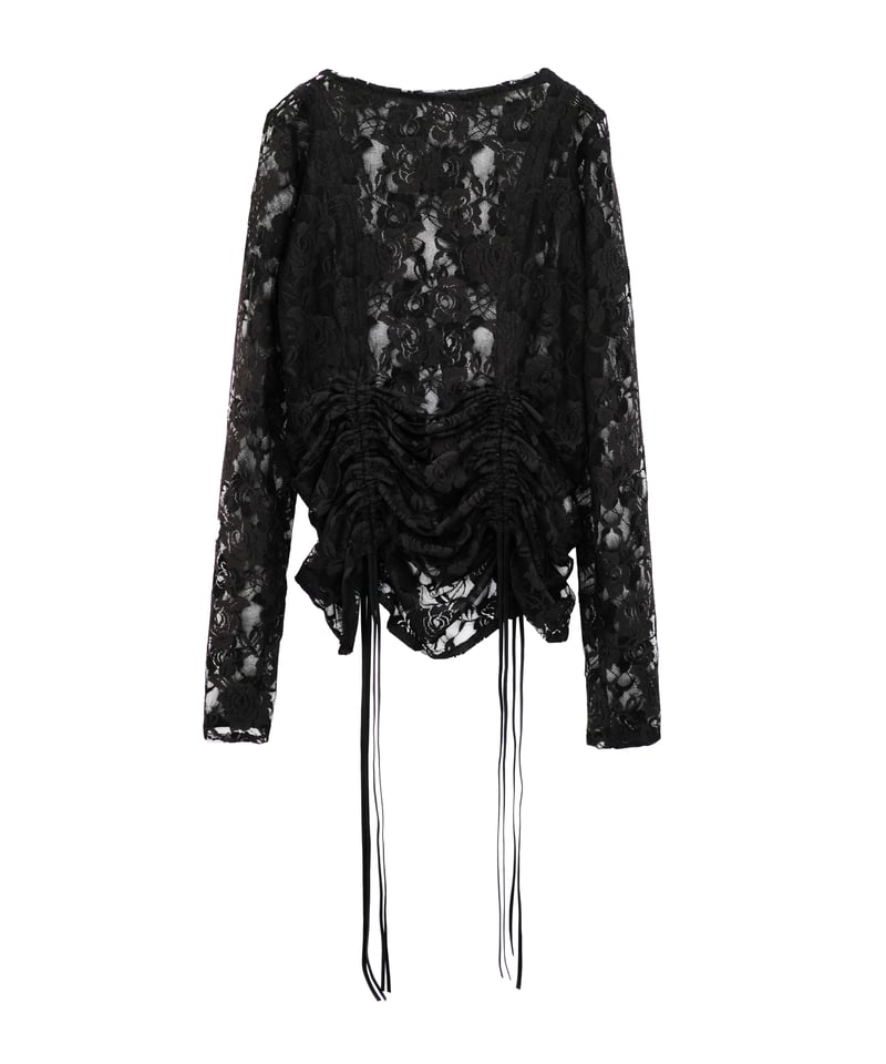 lace tops - black | KISHIDAMIKI