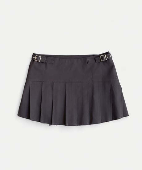 stud wrap skirt　（CHARCOAL）