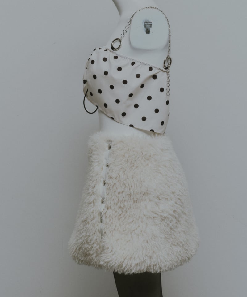 KISHIDA MIKI poodle fur mini skirt 【公式通販】