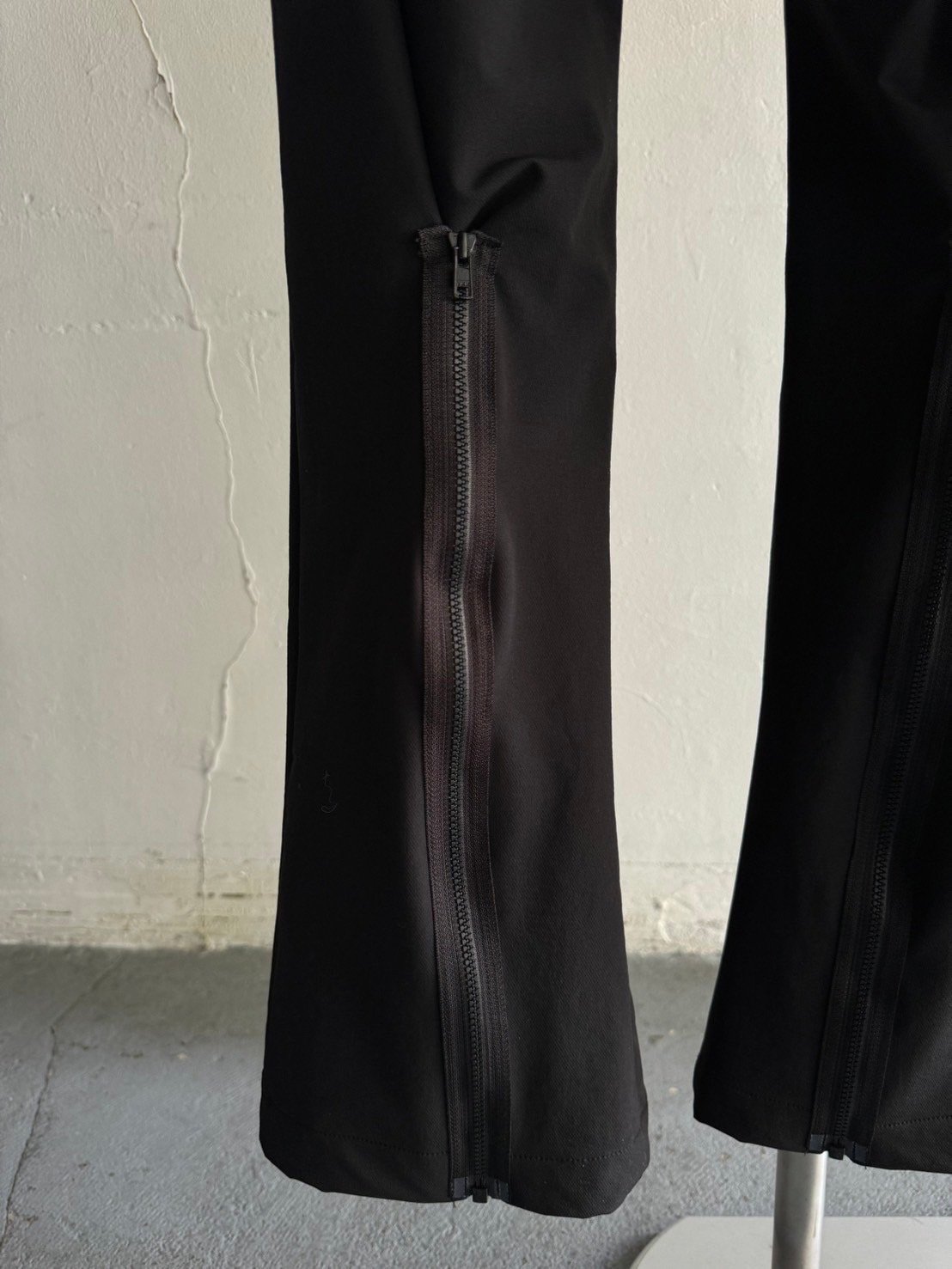 【ちぃ】KISHIDAMIKI Convertible trousers cordura adjurtable zip trousers - black | KISHI