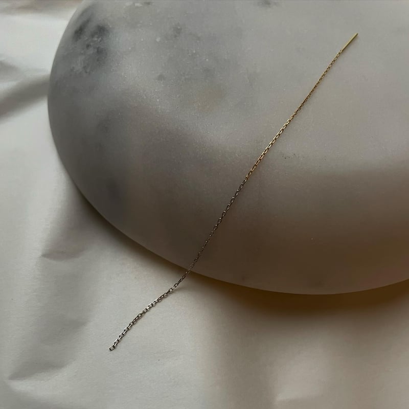 【✨極美品✨】IKUMIイクミ◎PIERCED BIG LONGT ピアスロンT Big hoop piece gold ピアス イヤリング ｜ LUNACHIC