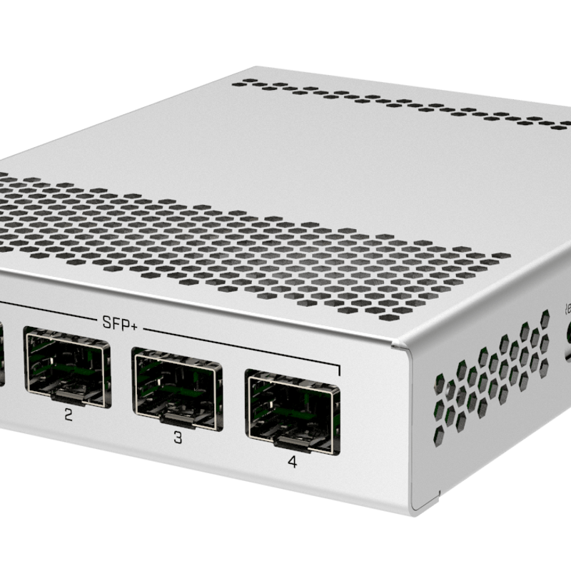 ルーター・ネットワーク機器 MikroTik CRS305-1G-4S+IN MikroTik CRS305-1G-4S+IN | Compact Switch with 4x 10Gbps