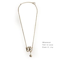 泣いても恋してるネックレス