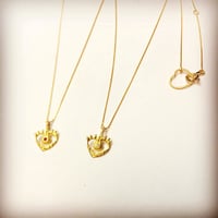 ハートEvileyeのネックレス
