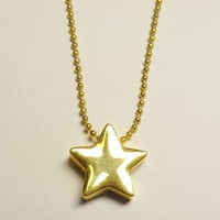 星のペンダントネックレス