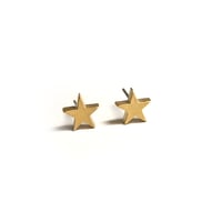 小さな星のピアス