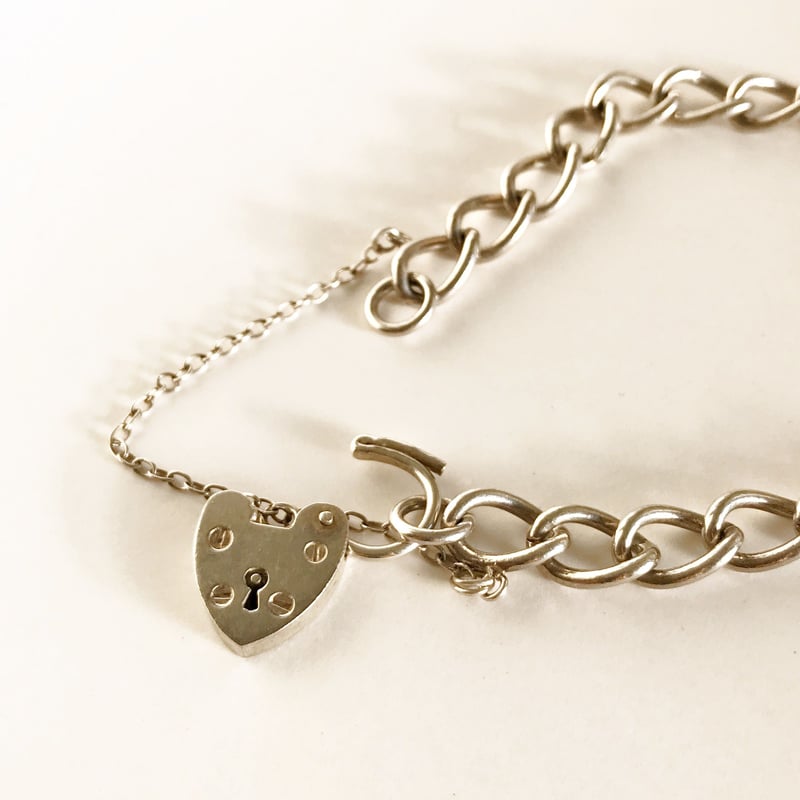 1940s パドロック チェーンブレスレット ビンテージ アンティーク