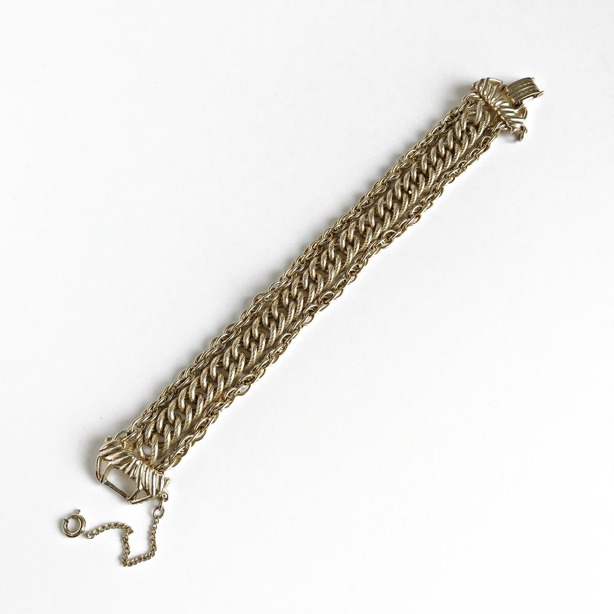 ヴィンテージGoldette ゴールデット スライドチャームブレスレット Goldette ゴールデット スライドチャームブレスレット USA