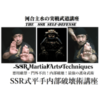 河合主水の実戦武道講座～悪用厳禁・門外不出！内部破壊！最強の護身武術「SSR式平手内部破壊術」講座ＤＶＤ