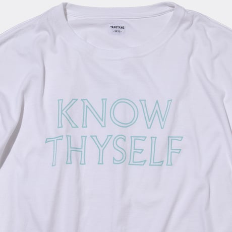 T-3240 / PHILOSOPHY / KNOW / WHITE