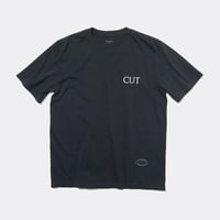 T-3139 / SIXLOGO / CUT / BLACK