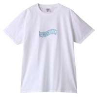 ミツメ ネオン ロゴ刺繍Tシャツ ホワイト