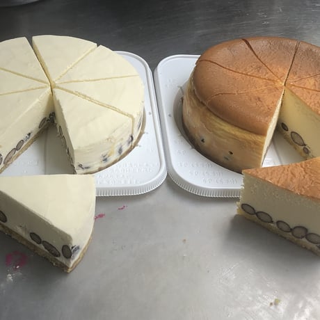 黒豆ベイクド＆レアチーズケーキ・2台セット