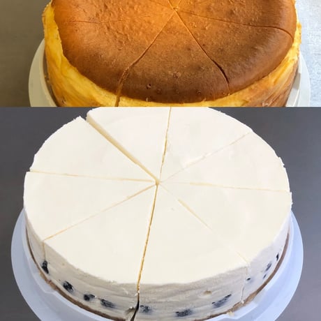 黒豆ベイクド＆レアチーズケーキ・2台セット