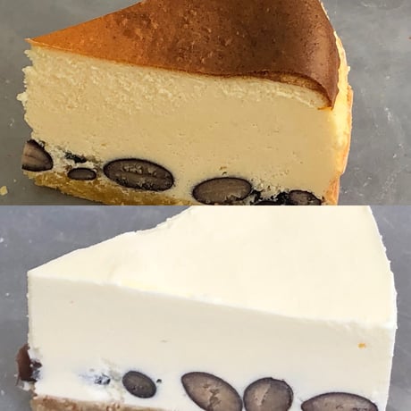 黒豆ベイクド＆レアチーズケーキ・2台セット