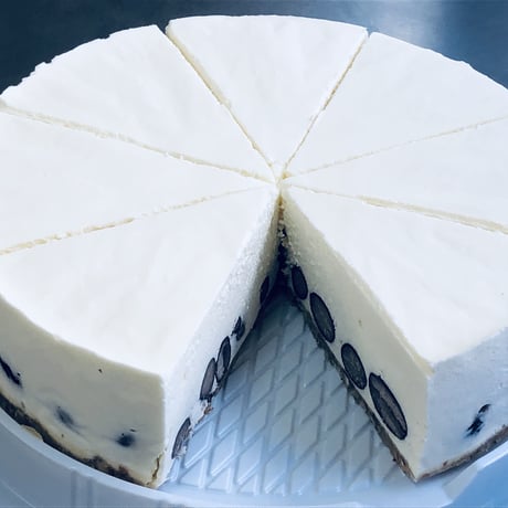 黒豆レアチーズケーキ
