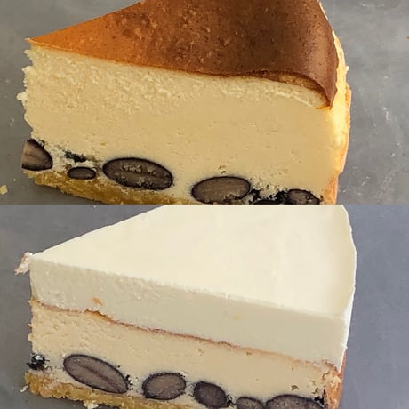 黒豆ベイクド＆ダブルチーズケーキ２台セット