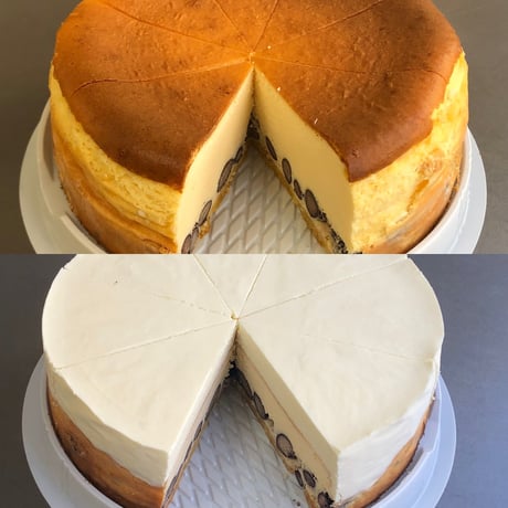 黒豆ベイクド＆ダブルチーズケーキ２台セット