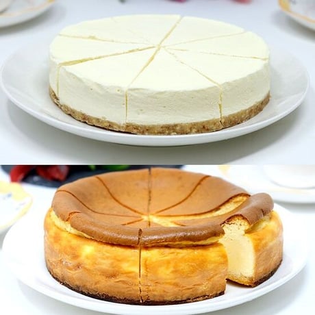 ベイクド＆レアチーズケーキ・２台セット