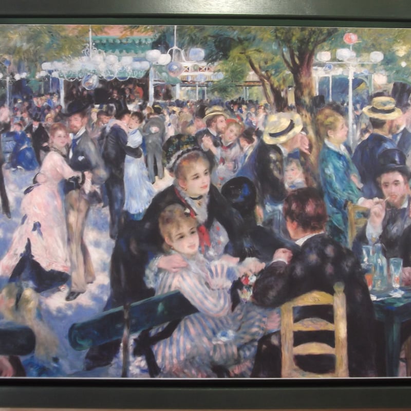 ルノアールの精巧な印刷、油絵風 美術館日記｜その他