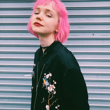 forte × Alice korotaeva 1st.Collection Organic Cotton T-Shirts(Acid Blue)