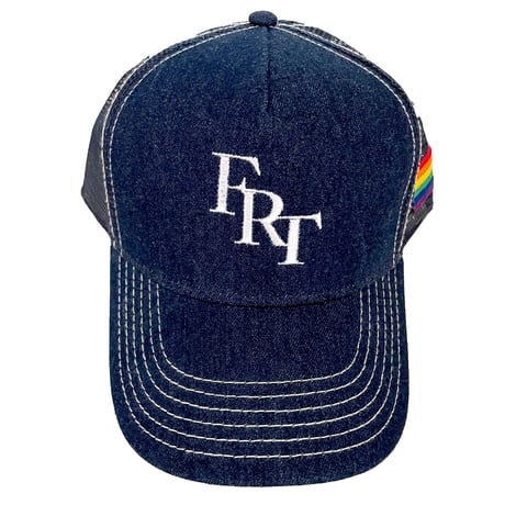 FRT Rainbow Flag Trucker CAP(Denim)