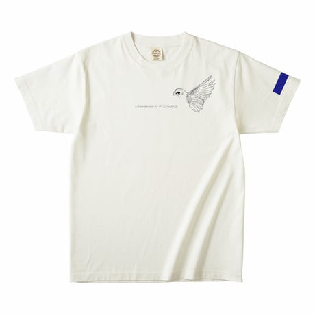 forte × Alice Korotaeva 2nd Collection Organic Cotton T-Shirts(Natural White)
