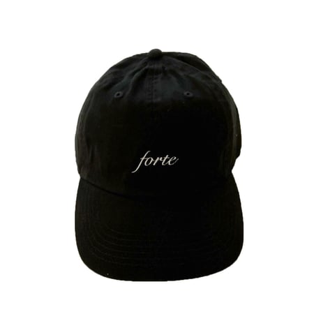 forte別注Newhattan Sliding Buckle Low Cap(Black)