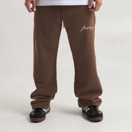 forte Official Logo Embroidery Baggy Sweat Pants(4Color)