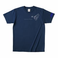 forte × Alice Korotaeva 2nd Collection Organic Cotton T-Shirts(Purple Navy)
