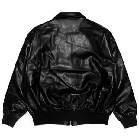 【24時間限定】forte Official Logo Embroidery PU Leather Jacket