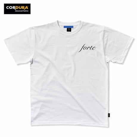 forte CORDURA Fabric Embroidery T-Shirts(Black/White)