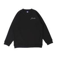 forteドライストレッチクルーネック(Black)