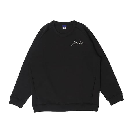 forteドライストレッチクルーネック(Black)