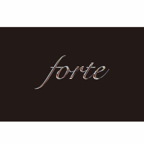 forte Official Metallic Logo(2Color)kids size~adult