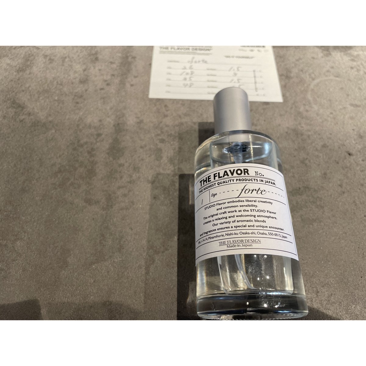 forte×THE FLAVOR DESIGN®️ FABRIC MIST