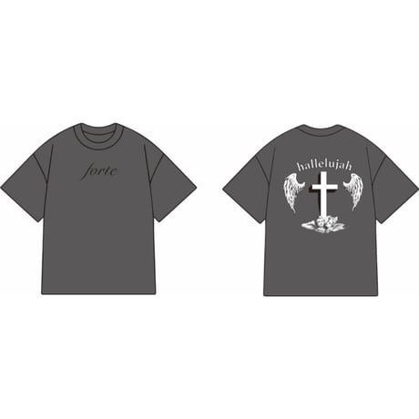 forte"hallelujah"Drop Shoulder T(3Color)