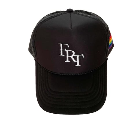 FRT Rainbow Flag Trucker CAP(Black)