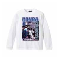 HAIIRO DE ROSSI×Pigeondust RAP L/S TEE(White)