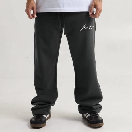 forte Official Logo Embroidery Baggy Sweat Pants(4Color)